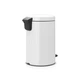 Бак для мусора Pedal Bin Brabantia New Icon, 12 л, белый (111969) - изображение 4