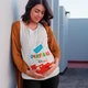 Футболка для вагітної з принтом Kinder "Очікування діва" Push IT. Футболка для вагітних з написами XL - зображення 5