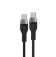 Кабель ACEFAST C11-03 Type-C на Type-C 3A, 60W, 1.2m, nylon + PVC, zinc connectors, Чорний - изображение 3
