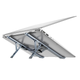 Підставка для ноутбука BOROFONE BH117 Graceful metal folding notebook stand Metal Gray (6941991114434) - изображение 5