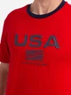 Футболка хлопковая длинная мужская U.S. Polo Assn 341788708 2XL Красная (1159815904) - изображение 5
