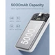 Повербанк с беспроводной зарядко Baseus Magnetic Mini 5000mAh 20W PD3.0 Type-C MagSafe Qi15W белый (P10022107223-00) - изображение 6