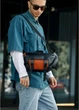 Мужская сумка бананка Sambag Dynamicdart черно-оранжевая 38 × 21 × 7 см (80411129m) - изображение 4