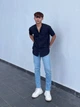 Рубашка хлопковая мужская Uniqlo 592190745 S Черная (1159816610) - изображение 13