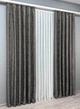 Комплект готовых штор VR-Textil Жаккард Sultan XO № 1558ш Темно-серый 150х270 см 2 шт (33-0416) - изображение 3