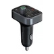 FM модулятор для автомобиля BASEUS S-09 PRO SERIES CAR FM TRANSMITTER CLUSTER BLACK (55209) - изображение 1