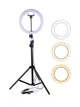 Кольцевая LED лампа Ring Fill Light 33 см на штативе (2м) с держателем для телефона, лампа блогера, Лед лампа для съемки - изображение 2