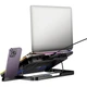 Подставка - охлаждающий кулер для ноутбука HOCO DH19 Cool RGB notebook cooling stand черная - изображение 5