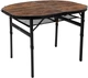 Стіл Bo-Camp Woodbine Oval 100x70 см Black/Wood look (1404185) (DAS302783) - зображення 1