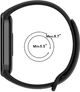 Силиконовый ремешок MRK для фитнес браслета Xiaomi Mi Band 8/9 Dark Red (2) (mrk2799) - изображение 5