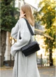 Жіноча шкіряна сумка бананка Sambag 24х16х6 см 000305462 - зображення 6