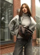 Велика жіноча поясна сумка бананка Sambag 38х21 см 000305468 - зображення 2