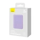 Павербанк с беспроводной зарядкой Qi 15W Baseus Magnetic Mini 10000mAh 20W 2в1 QC3.0+PD3.0 (PPCX110105) Purple - зображення 10