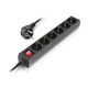 Сетевой фильтр питания REAL-EL RS-6 Protect M 3m, black (EL122300034) - изображение 6