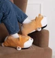 Тапочки Кігурумі іграшки Kigurumi Собака Коргі домашні плюшеві Чоловічі Бежевий 36-41 (М753155) - зображення 2