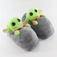 Тапочки Кигурми игрушки Kigurumi Мастер Йода Звездные Войны Домашние Плюшевые Мужские Серый 36-43 (М753137) - изображение 5
