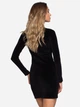 Sukienka z golfem damska Made Of Emotion M558 L Czarna (5903887602679) - obraz 2