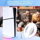 Вертикальный стенд PS5 Slim подставка держатель Pega для Sony PlayStation 5 PS 5 Slim с RGB подсветкой Белый - изображение 2