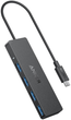 Hub Anker USB-C 4 w 1 5Gbps Black (194644177737) - obraz 1