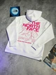 Худи унисекс с рисунком розовых гор the north face размер L белого цвета - изображение 5