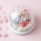 Флорариум с подсветкой с розами Снежная королева 12 см - изображение 3