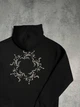 Худи унисекс с рисунком логотипов по кругу Arcteryx размер S черного цвета - изображение 4