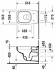 Унитаз подвесной DURAVIT D-Code 45350900A1/2535090002 с сиденьем Soft Close Duravit D-Code 0067390000 - изображение 3