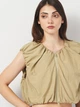 Куртка женская Zara 1255/786 L Хаки (01255786505044) - изображение 4