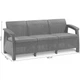 Диван для саду та тераси Keter Corfu Love Seat Max коричневий 258947 - зображення 2