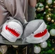 Тапочки Кигурми игрушки Kigurumi Акула Домашние Плюшевые Мужские Серый 36-43 (М753143) - изображение 2