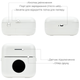 Мобільний Bluetooth термопринтер JETIX Mini Printer + великий набір термопаперу в комплекті - зображення 10