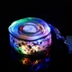 LED-гирлянда «Лента» на батарейках LaceShine, серебряная лента, разноцветный свет, 10 м - изображение 4