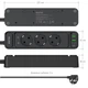 Сетевой фильтр-удлинитель RZTK Power Strip Pro 3 + 2 USB-A + USB-С (PD20W) Black 2 м - изображение 13