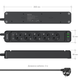 Мережевий фільтр-подовжувач RZTK Power Strip Pro 5 + 2 USB-A + USB-С (PD20W) Black 2 м - зображення 13
