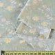Котон* м'ятний в біло-жовті квіти, листя, ш.145 (12107.001) - зображення 2