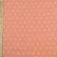 Котон з ворсом кораловий, бежеві зайчики, ш.150 (12069.026) - зображення 1