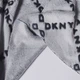 Велсофт двухсторонний рельефный молочно-серый, ромбы DKNY, ш.160 (23237.008) - изображение 2