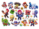 Временное переводное тату BRAWL STARS Бравл старс татуировка для детей 15,5 х 10 см. (II) 33567 - изображение 1