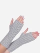 Митенки женские вязаные Malisa Гарсия 10-5026-LT-150 One Size Светло-серые - изображение 1