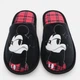 Чоловічі домашні капці з закритим носком Disney Mickey 2300006562 38/39 25.2-26 см Чорні з червоним (8445484448559) - зображення 5