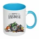 Чашка з друком "Happy Helloween №3" (колір блакитний) (20998) - зображення 2