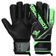 Рукавички воротарські GK-4316 SOCCERMAX (PVC, PL, р-р 9, колір чорний-зелений) - зображення 1