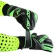 Рукавички воротарські GK-4316 SOCCERMAX (PVC, PL, р-р 9, колір чорний-зелений) - зображення 6