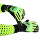 Перчатки вратарские профессиональные с защитой пальцев SOCCERMAX GK-4317 (PVC, PL, размер 10, цвет салатовый-лимонный) - изображение 5