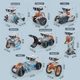 Конструктор Electric Robot 12 в 1 з зарядкою від USB - изображение 9