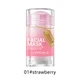 Тверда маска для очищення обличчя з полуницею L`apeialo strawberry facial Mask 45г - зображення 1