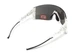 Окуляри захисні Global Vision Astro White (G-Tech™ silver), дзеркальні сірі в білій оправі (з можливістю установки діоптрійної GV-ASTRW-SM - изображение 4