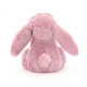 М'яка іграшка із серветкою зайчик ніжно-рожевого кольору 16 см Jellycat - BBL4BTPN (BBL4BTPN) - зображення 4
