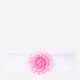 Opaska na głowę dziecięca dla dziewczynki YOCLUB Girls' Headband COP-0014G-0100 38-44 cm Biała (5904921610117) - obraz 1