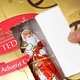 Адвент календарь со сладостями Lindt 3D TEDDY Advent Большой Рождественский мишка Тедди 150 g - изображение 3